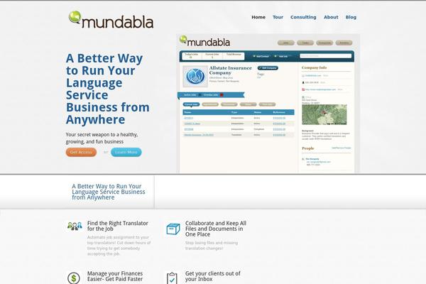 Biznizz theme site design template sample