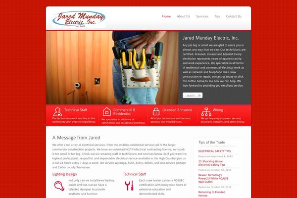 Ecobiz theme site design template sample