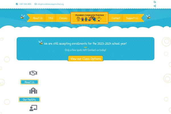 Kiddy theme site design template sample
