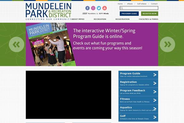mundeleinparks.org site used Mprd