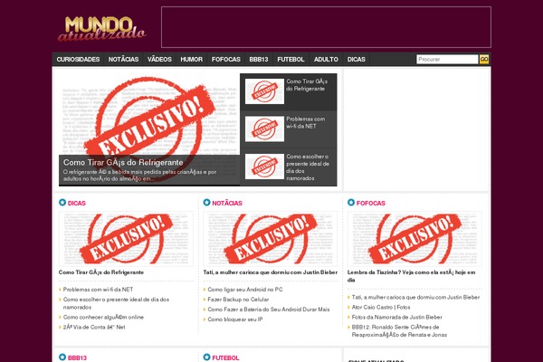 mundoatualizado.com.br site used FashionPro
