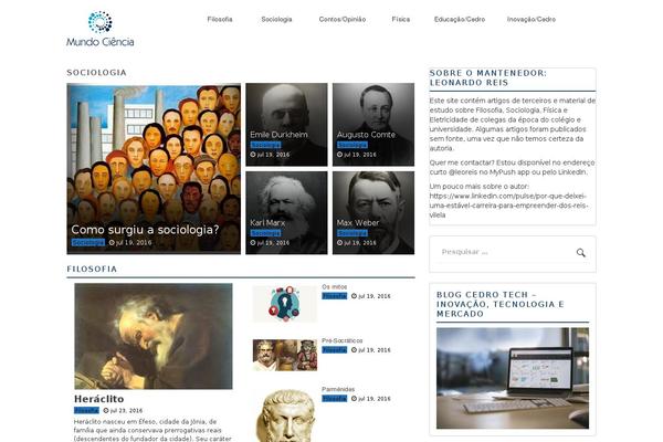 Smart Magazine theme site design template sample
