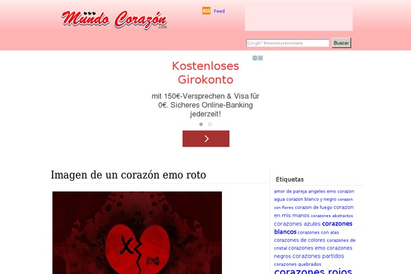 mundocorazon.com site used Blogsbetaextra