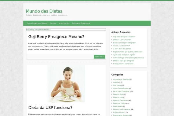 Travelify theme site design template sample