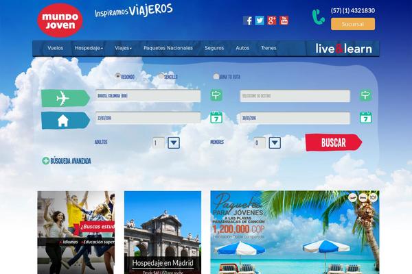 mundojoven.co site used Mundojoven