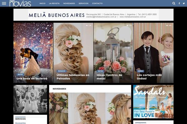 Flex Mag theme site design template sample
