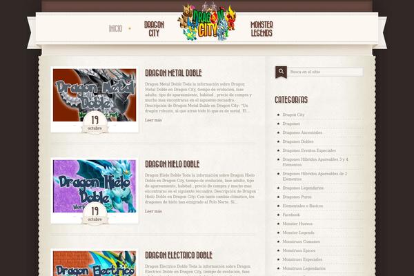 Retro theme site design template sample