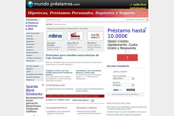 mundoprestamos.com site used Thebeeb