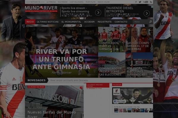 mundoriver.com site used Writers Blogily