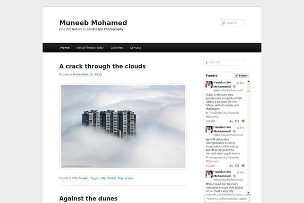 Site using Flash Gallery plugin