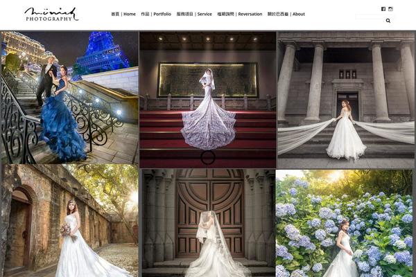 Refrakt theme site design template sample