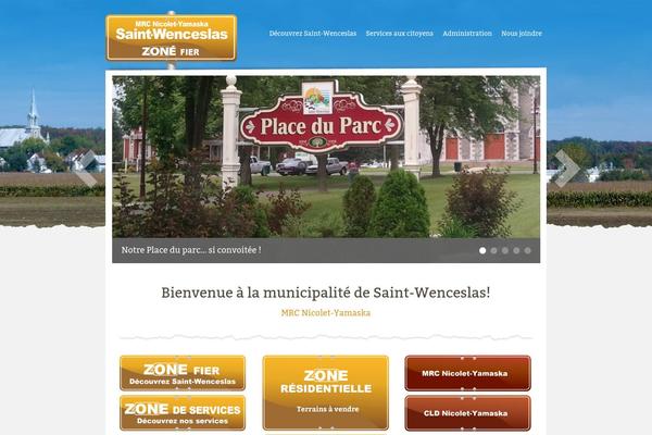 GLORY theme site design template sample