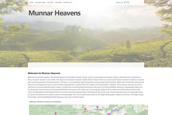 munnarheavens.com site used Resort