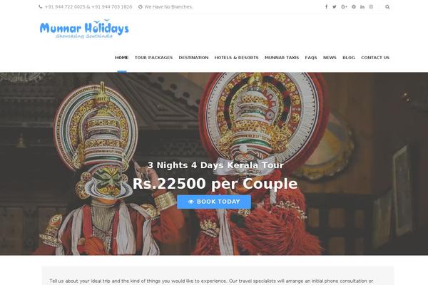 Adventure-tours theme site design template sample