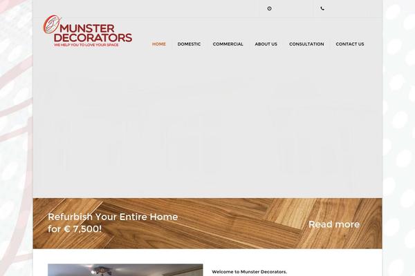 Constructo theme site design template sample