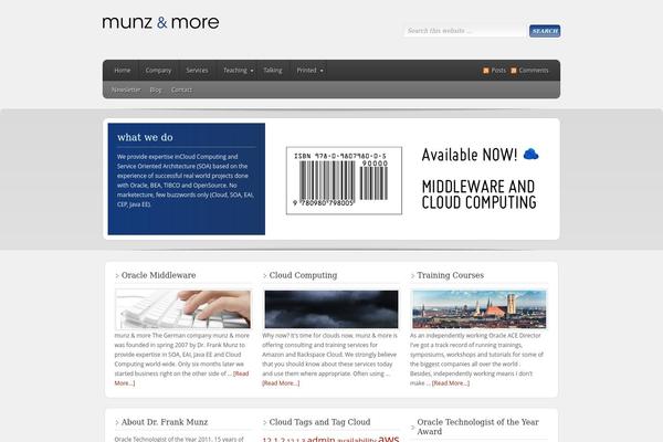 Enterprise theme site design template sample