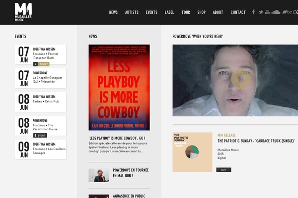 muraillesmusic.com site used Mmv3