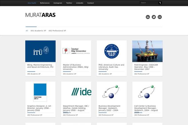 murataras.com site used Desat Theme