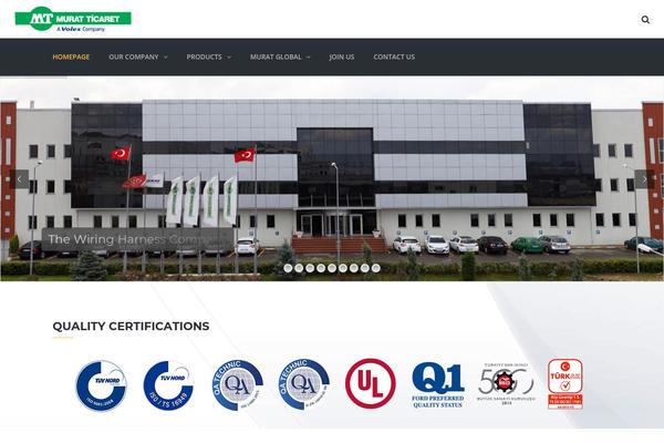 TheBuilt theme site design template sample