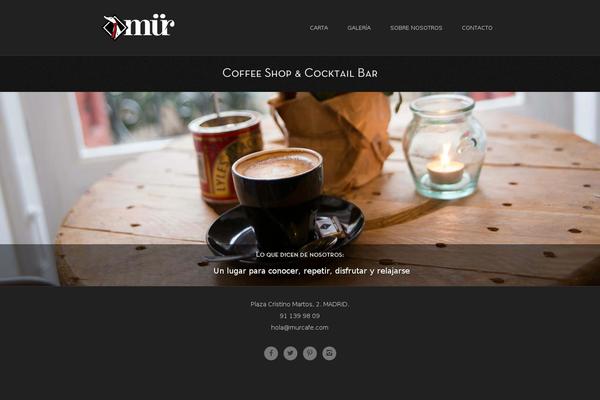murcafe.es site used Mur