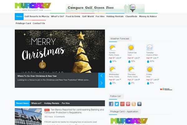 Site using Location-weather plugin