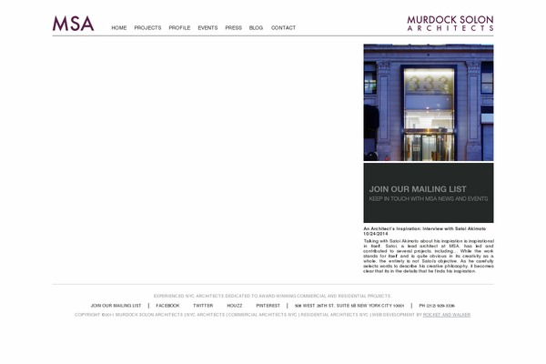 Msa theme site design template sample