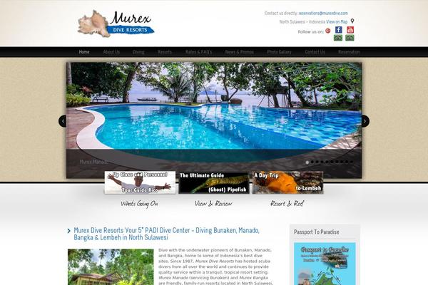 WaveRide theme site design template sample