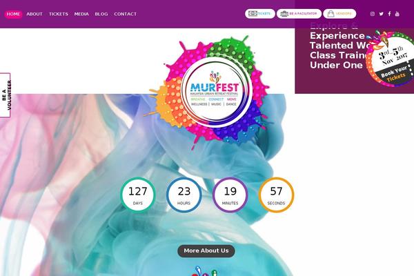 Eventchamp-child theme site design template sample