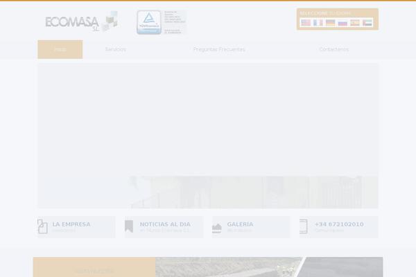 Candidate theme site design template sample
