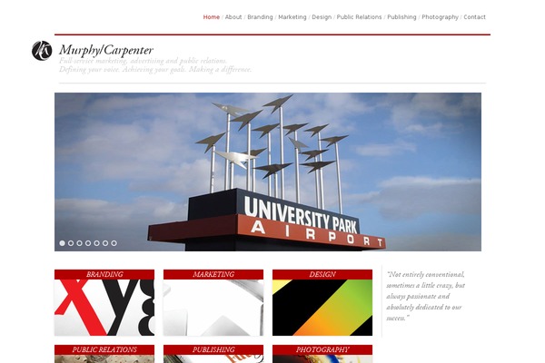 Site using Awesome Filterable Portfolio plugin