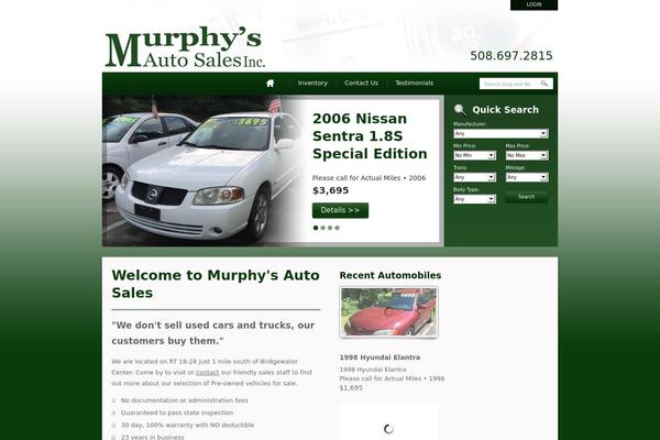 Automotive theme site design template sample