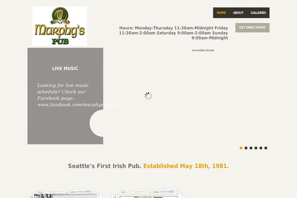 Feast theme site design template sample
