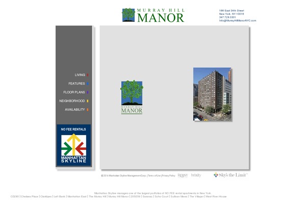 manhattan-skyline theme websites examples