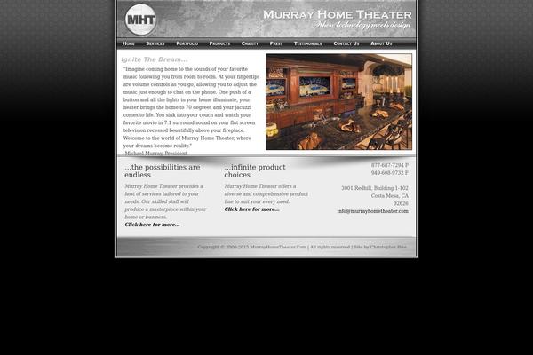 murrayhometheater.com site used Essence-dark