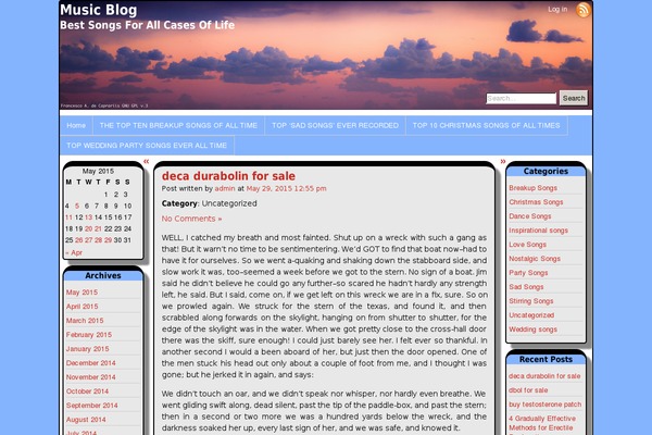 Annarita theme site design template sample