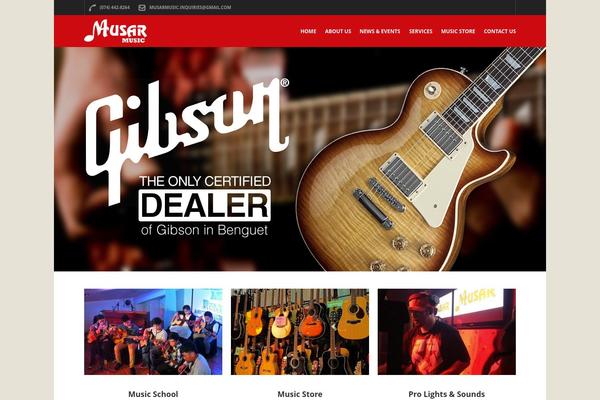 Department theme site design template sample
