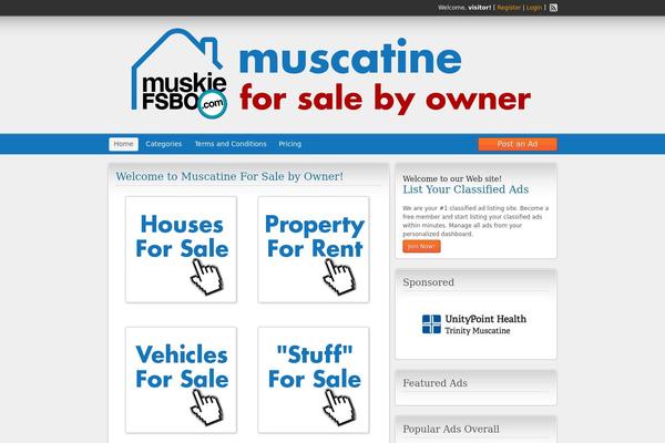 ClassiPress theme site design template sample