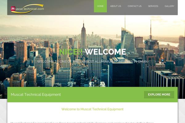 Honma theme site design template sample