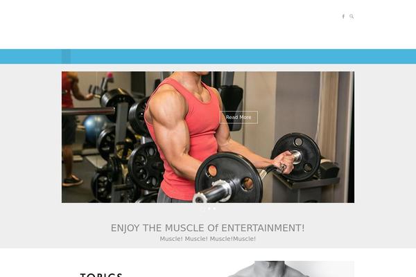 Ultimate theme site design template sample
