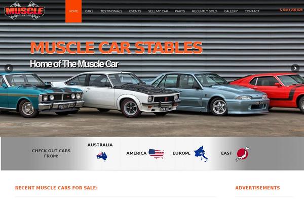 Automotive Child theme site design template sample