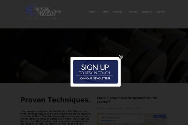 District theme site design template sample