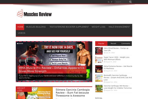 Jarida theme site design template sample