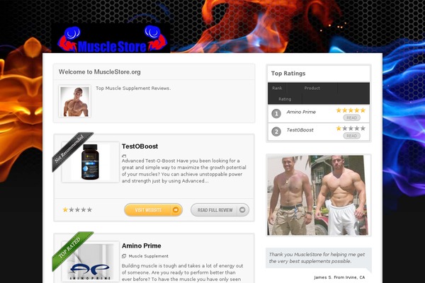 Proreview theme site design template sample