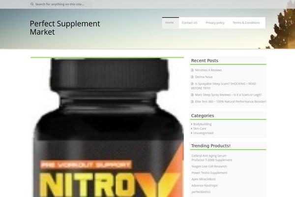 Aldehyde theme site design template sample