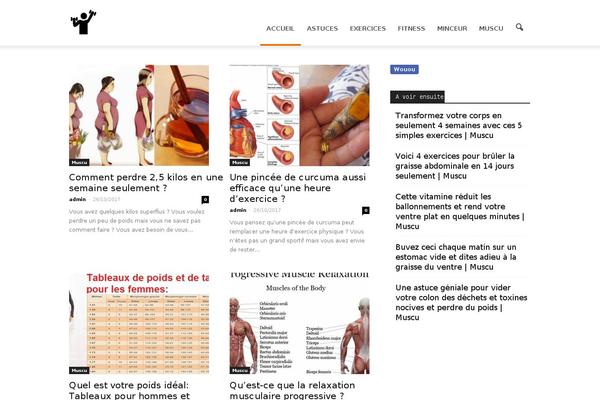 Newspaper theme site design template sample