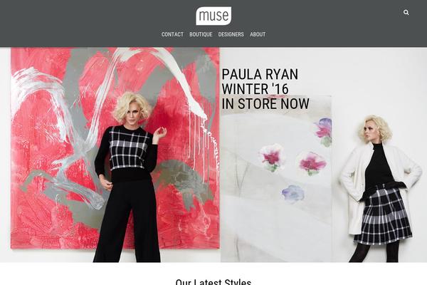 Muse theme site design template sample