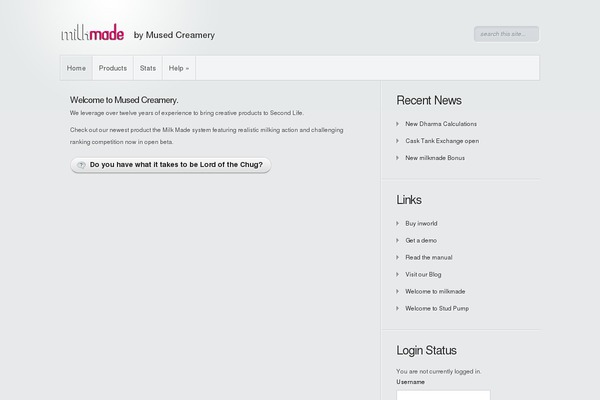 Minimal theme site design template sample