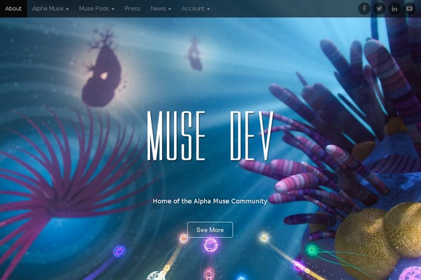 Arcade theme site design template sample