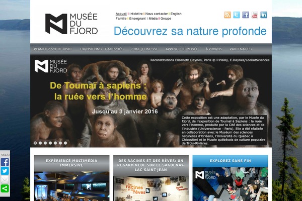 museedufjord.com site used Musee