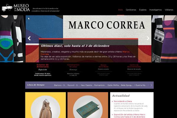 museodelamoda.cl site used Museo